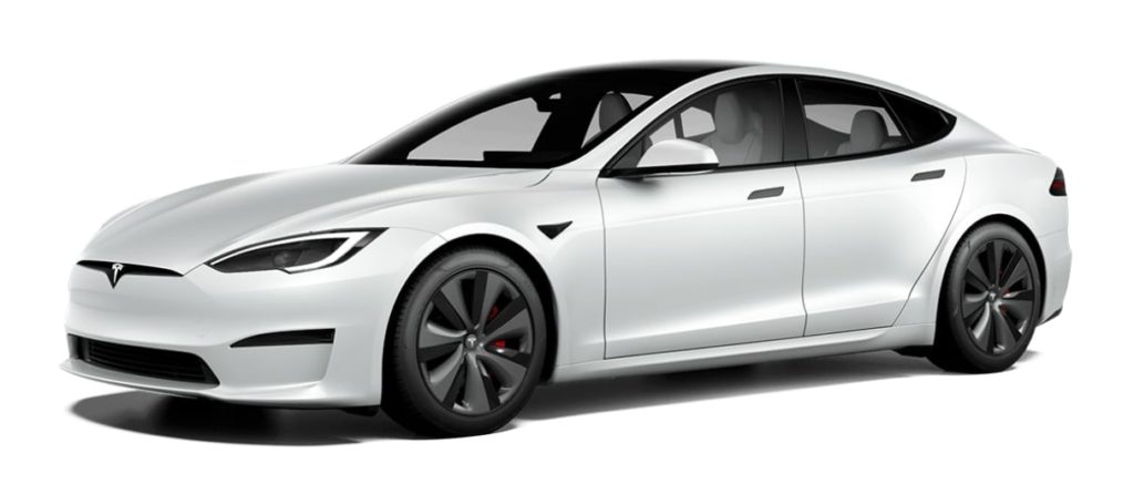 2023 Tesla Model S Pearl White Multi-Coat