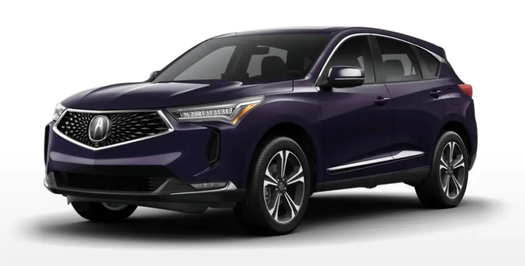 2023 Acura RDX Phantom Violet Pearl Color