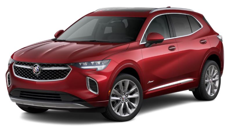 2023 Buick Envision Cinnabar Metallic Color