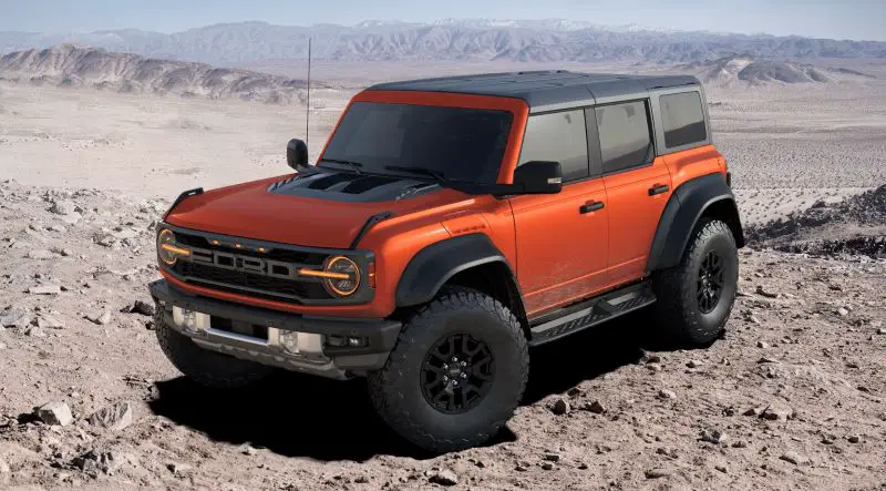 2023 Ford Bronco Code Orange Color