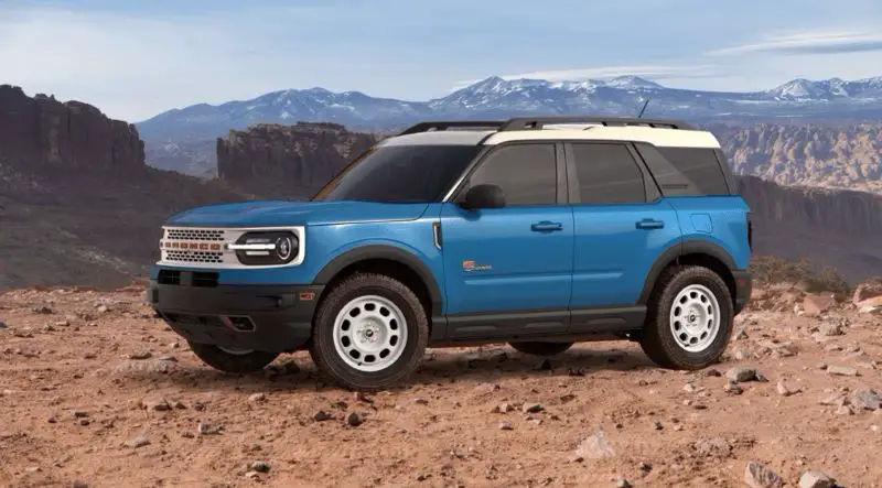 2023 Ford Bronco Sport Peak Blue Color