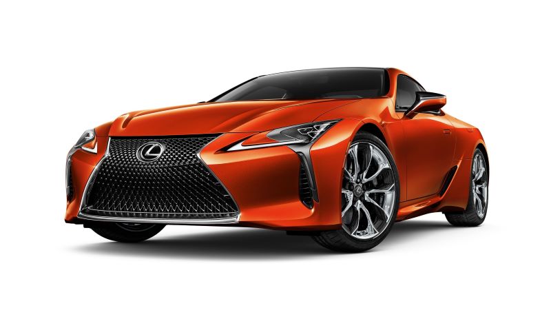 2023 Lexus LC 500h Cadmium Orange Color