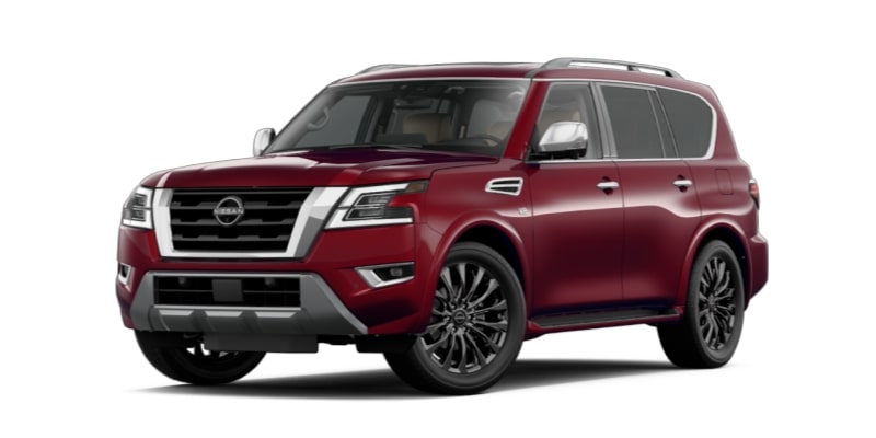 2023 Nissan Armada Coulis Red Metallic Color