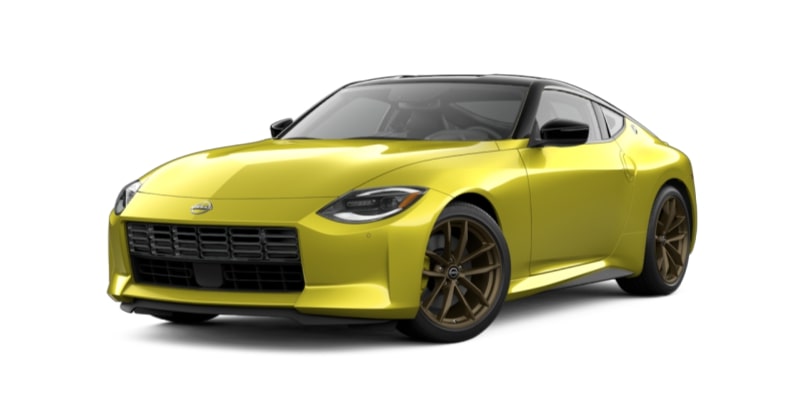 2023 Nissan Z Two-Tone Ikazuchi Yellow TriCoat / Super Black Color