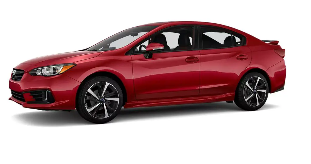 2023 Subaru Impreza Lithium Red Pearl Color
