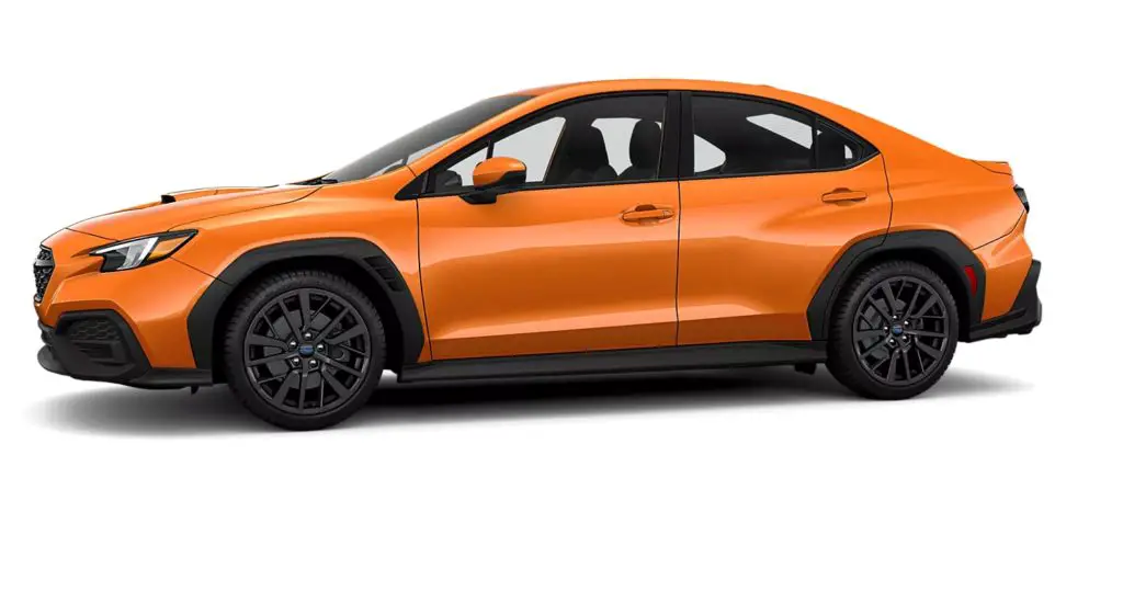 2023 Subaru WRX Solar Orange Pearl Color