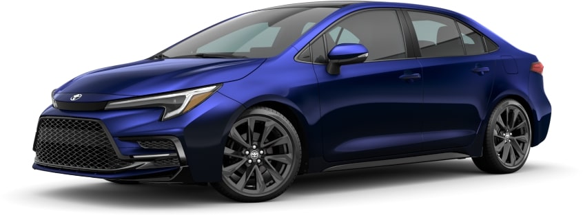 2023 Toyota Corolla Blueprint With Midnight Black Metallic Roof Color