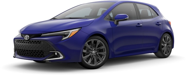 2023 Toyota Corolla Hatchback Blue Crush Metallic Color