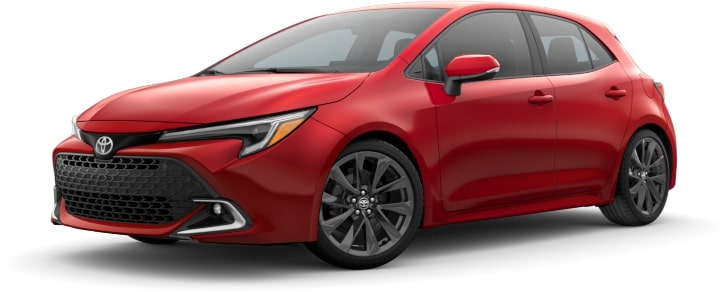 2023 Toyota Corolla Hatchback Finish Line Red Color