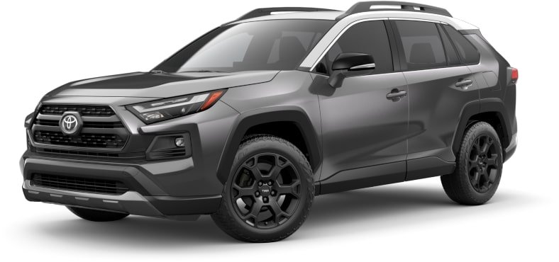 2023 Toyota Rav4 Magnetic Gray Metallic Color with Ice Edge Roof