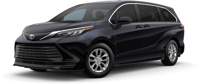 2023 Toyota Sienna Midnight Black Metallic Color