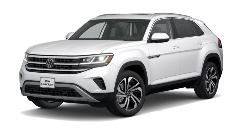 2023 Volkswagen Atlas Cross Sport Opal White Color