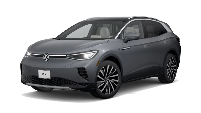 2023 Volkswagen ID.4 Pure Gray With Black Roof Color