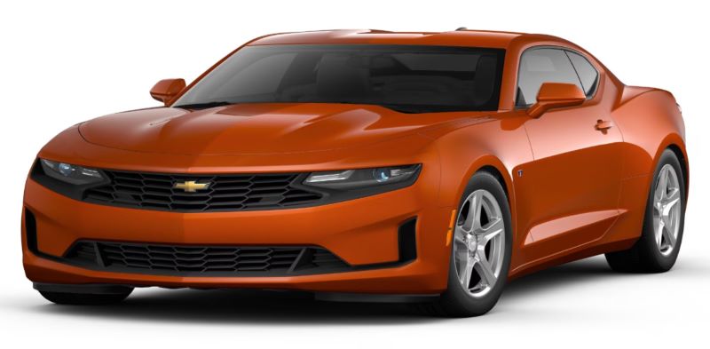 2023 Chevrolet Camaro Vivid Orange Metallic Color