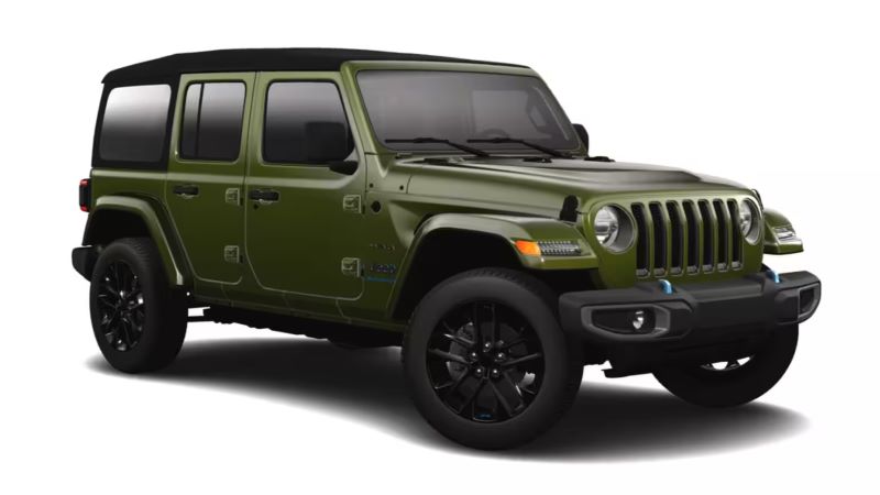 2023 Jeep Wrangler 4xe Sarge Green Clear-Coat Color