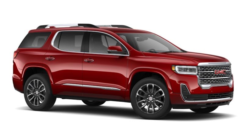 2023 GMC Acadia Volcanic Red Tintcoat Color