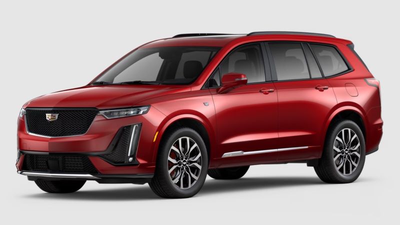 2024 Cadillac XT6 Radiant Red Tintcoat Color